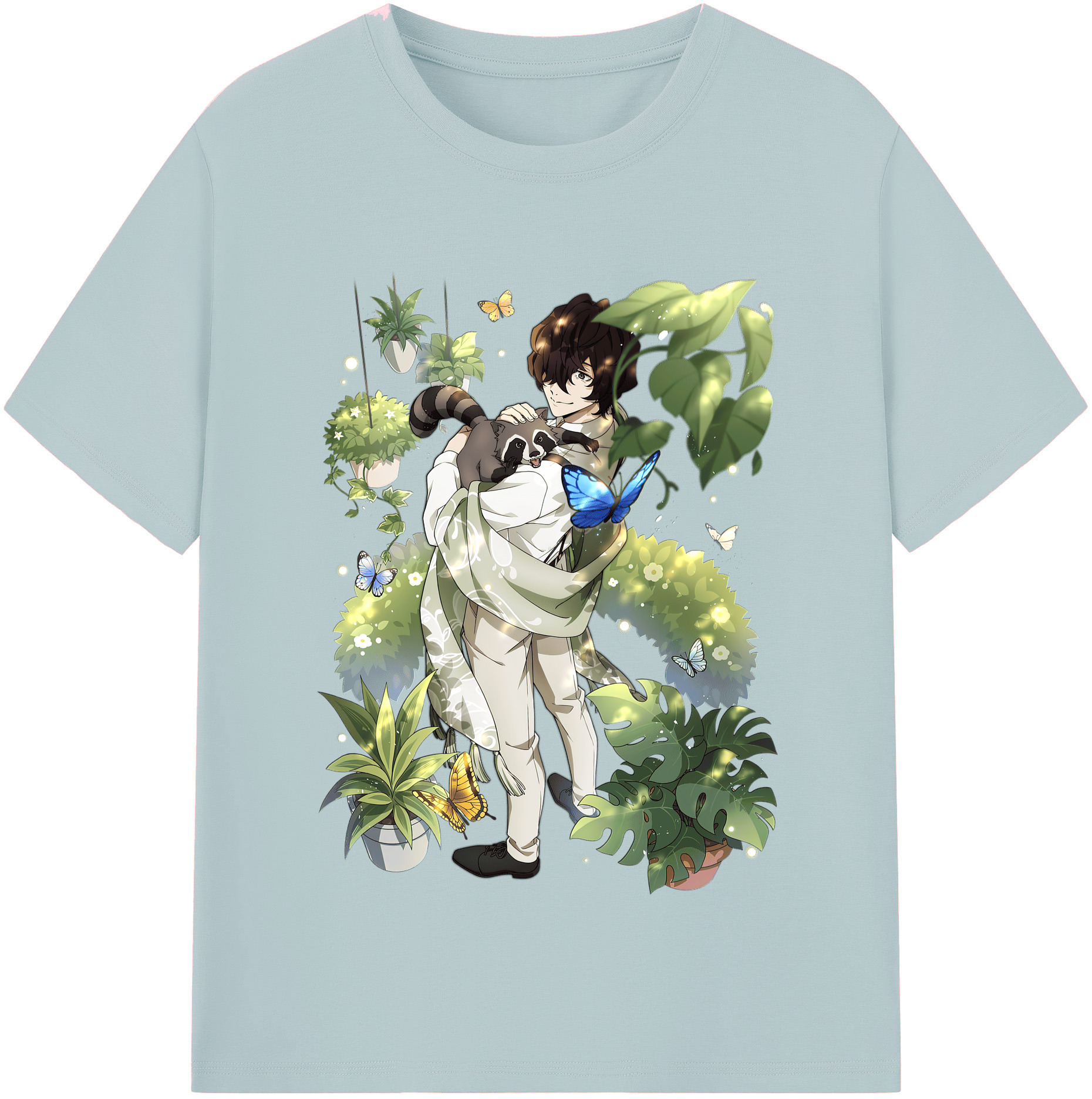 （画像用） 文豪ストレイドッグス Bungo Stray Dogs 綿100％半袖Tシャツ（フロントプリント）